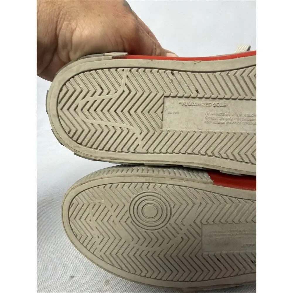 Off white vulcanized sneaker Gray size 42